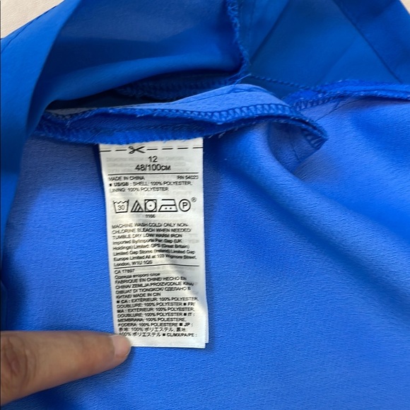 Banana Republic Blue Sheath Dress with Bateau Neckline - Picture 8 of 8